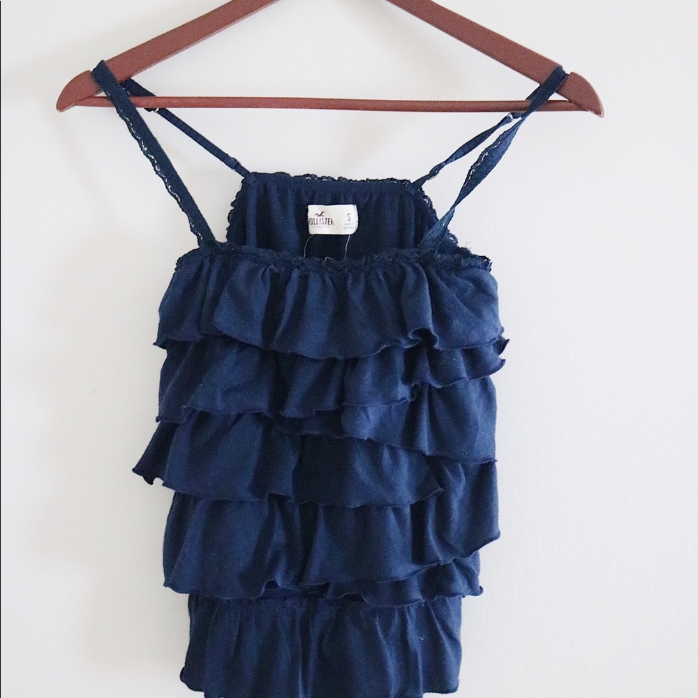 Hollister navy shirt